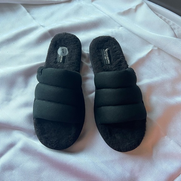 New Koolaburra by UGG faux fur slide slippers size 7 - Picture 4 of 5